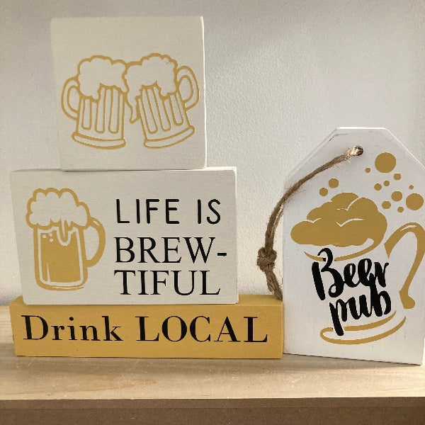 Beer Themed Tiered Tray DIY Kit