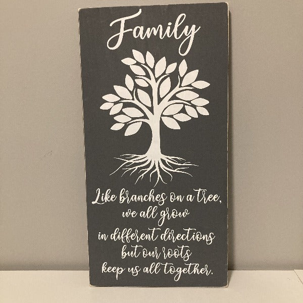 Wood Sign DIY Kit - Family Branches On A Tree