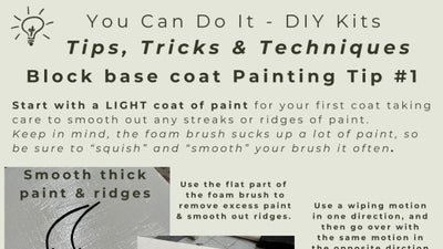 Tips, Tricks & Techniques - Block Base Coat Painting Tip #1