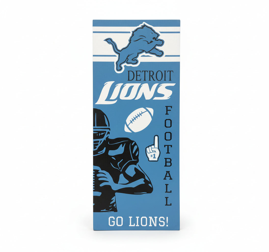 Football Large Wood Sign DIY Kit 9" x 22"