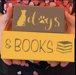 Rustic Stacking Blocks  - Book Themed