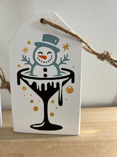 Wood Tag DIY Kit - Winter/Christmas