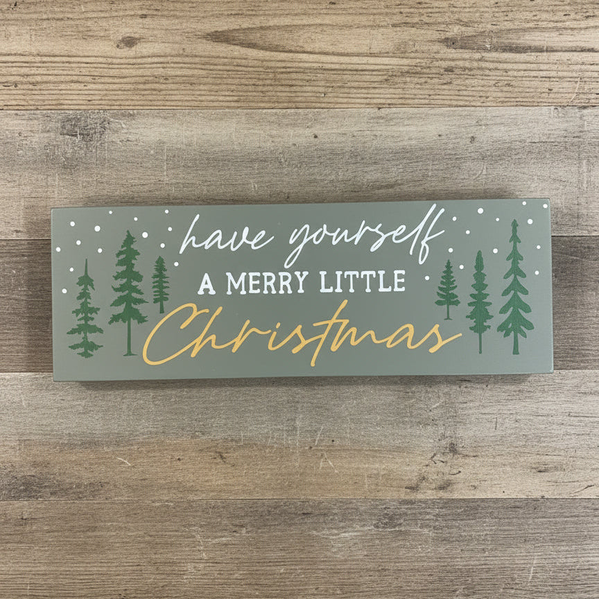 Christmas Wood Sign DIY Kit - Have Yourself A Merry Little Christmas