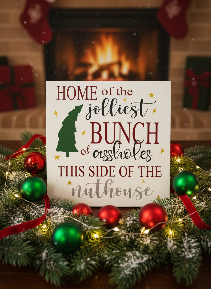 Wood Sign Square DIY Kit - Christmas Movies