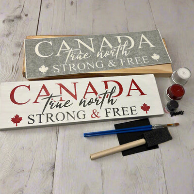 Canada Wood Sign DIY Kit