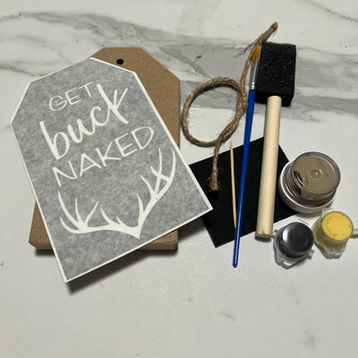 Wood Tag DIY Kit Sassy, Snarky and Slightly Offensive