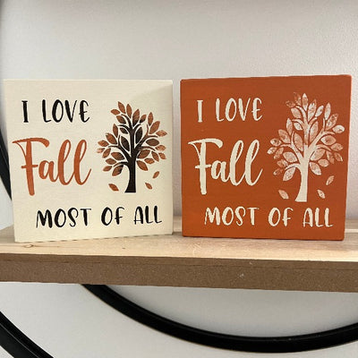 Wood Sign Square DIY Kit - Fall