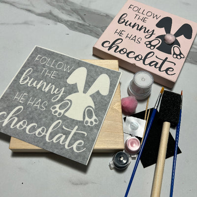 Wood Sign Square DIY Kit - Easter