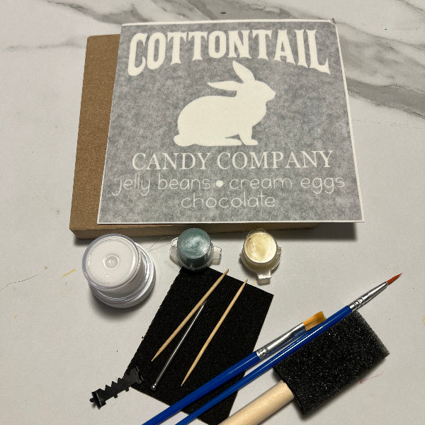 Wood Sign Square DIY Kit - Easter
