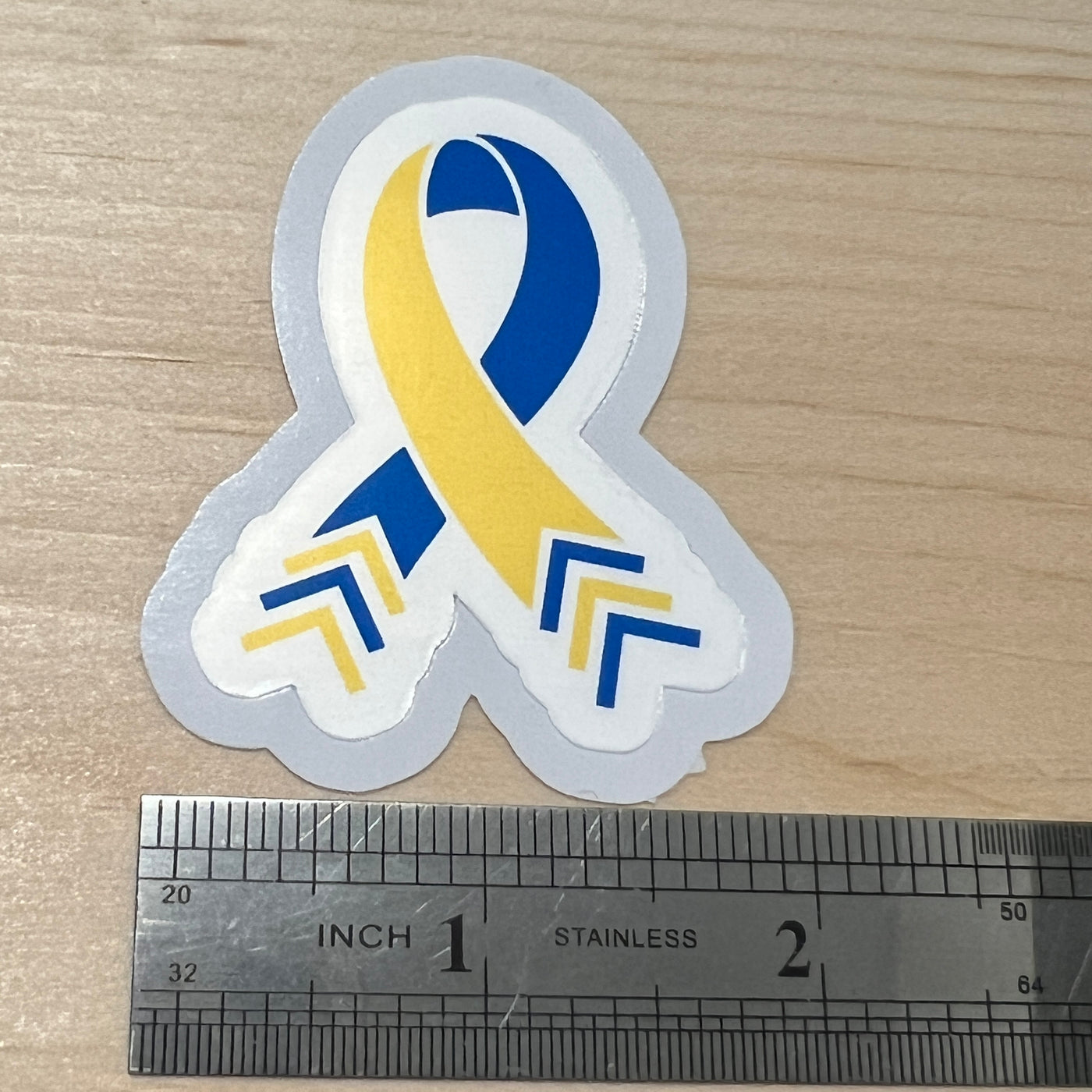Down Syndrome Laminated Vinyl Stickers