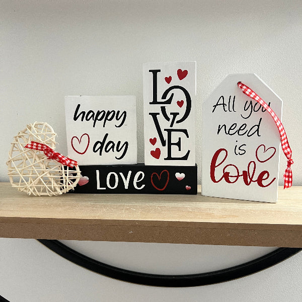 Valentines Themed Tiered Tray DIY Kit