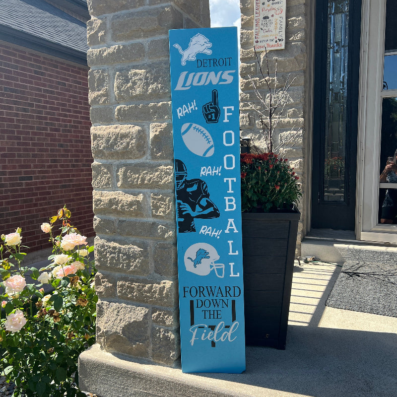 Porch Leaner / Porch Sign - Sports Football