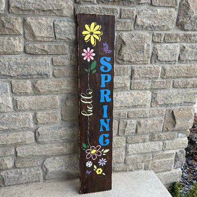 Spring Bloom Porch Leaner / Porch Sign
