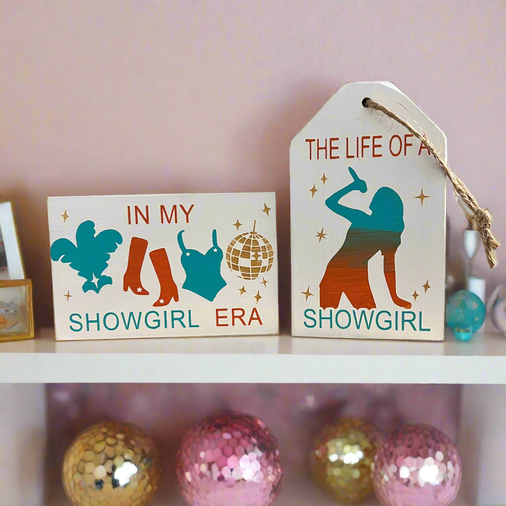 Wood Tag DIY Kit - Showgirl Chic