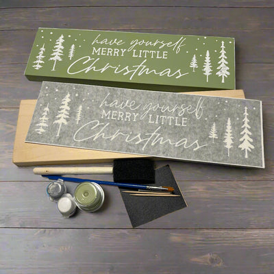 Christmas Wood Sign DIY Kit - Have Yourself A Merry Little Christmas