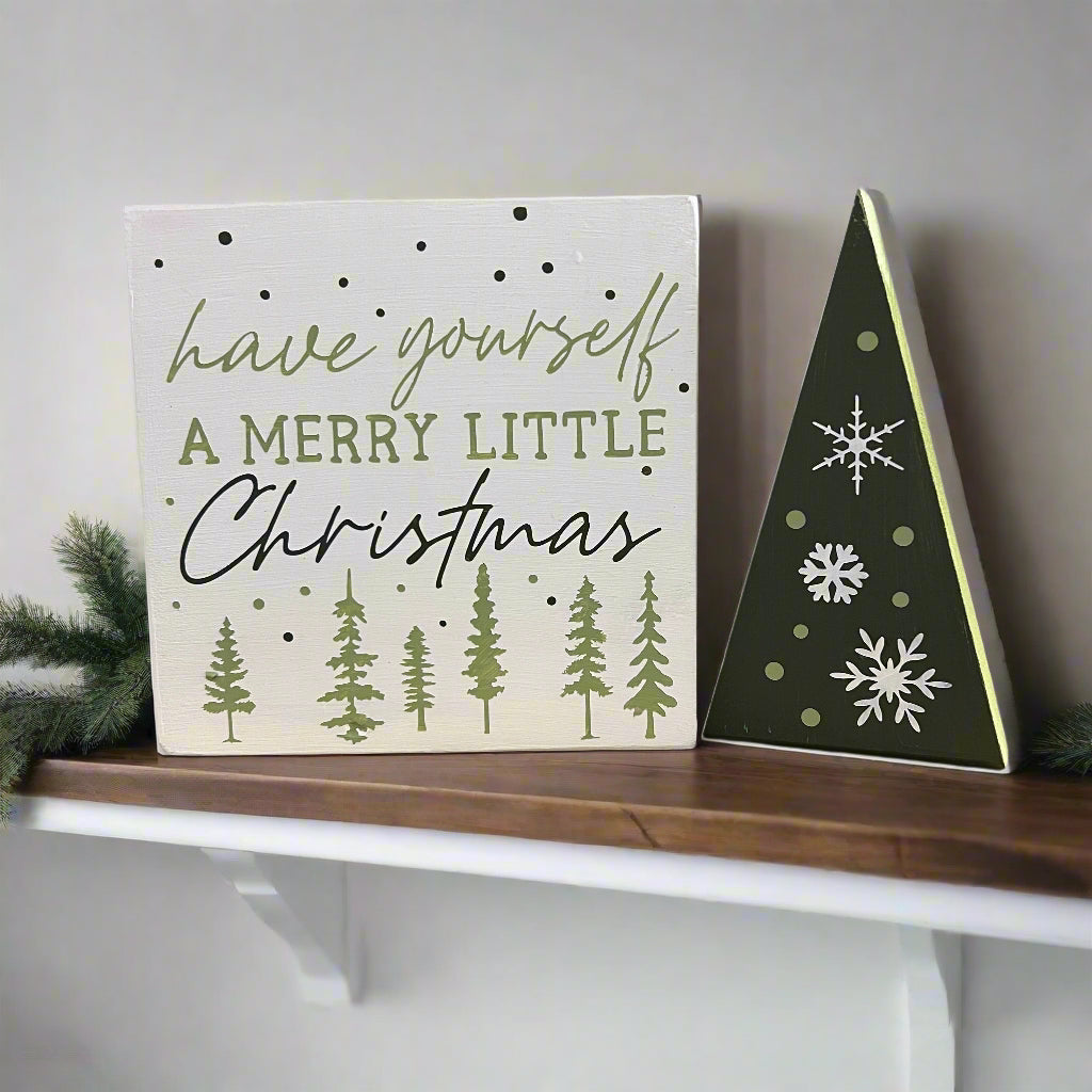 Wood Sign Square DIY Kit - Have Yourself A Merry Little Christmas