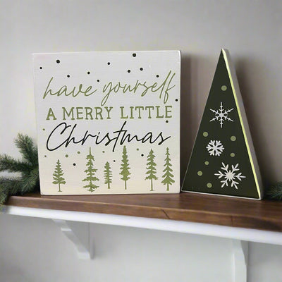 Wood Sign Square DIY Kit - Have Yourself A Merry Little Christmas