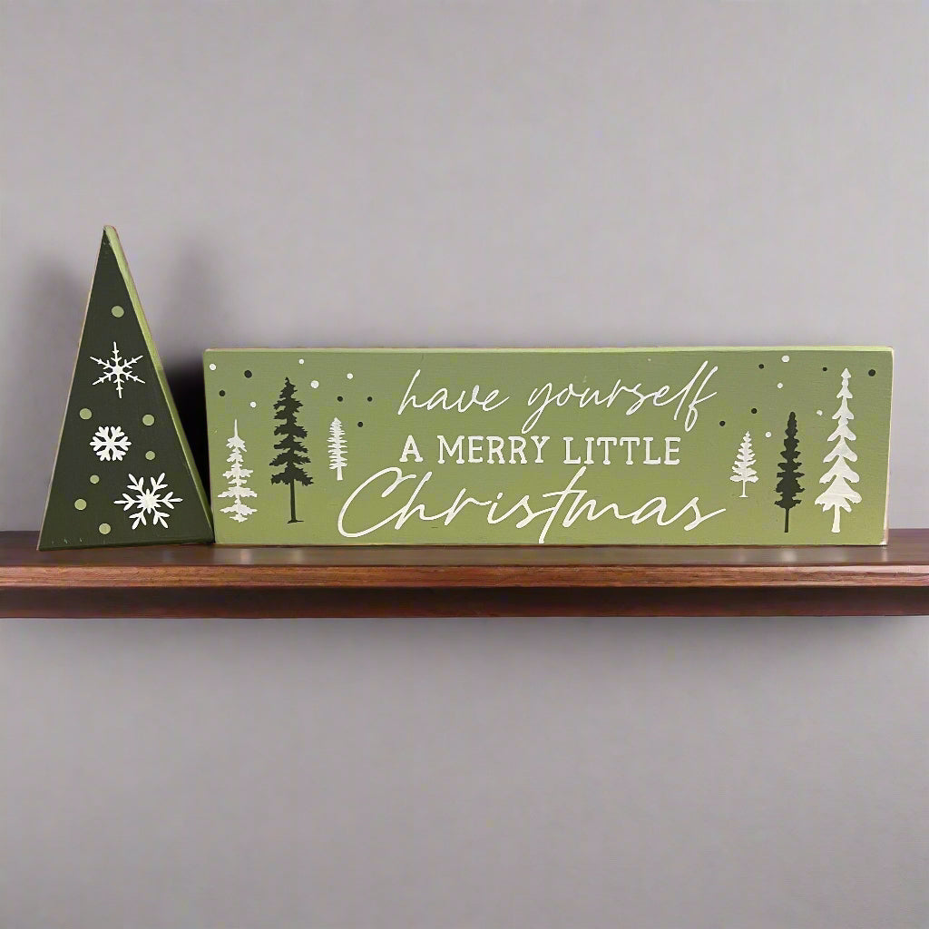 Christmas Wood Sign DIY Kit - Have Yourself A Merry Little Christmas