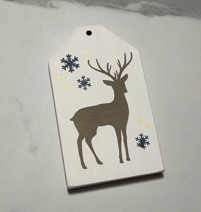 Wood Tag DIY Kit - Winter/Christmas