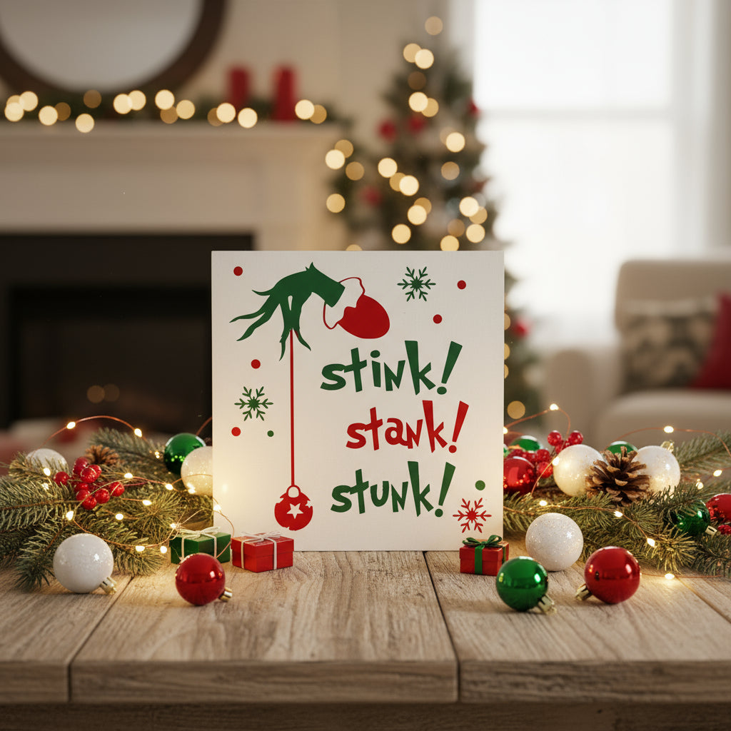 Wood Sign Square DIY Kit - Christmas Movies