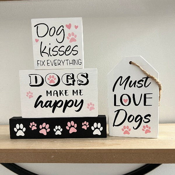 Dog Themed Tiered Tray DIY Kit