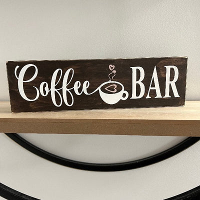 Wood Sign Coffee / Tea Themed