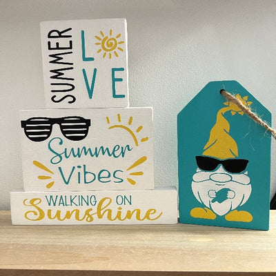 Summer Love Themed Tiered Tray DIY Kit