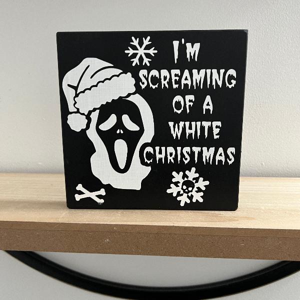 Wood Sign Square DIY Kit - Darker Side Of Christmas