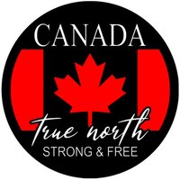 Wood Round Sign DIY Kit - Canada True North