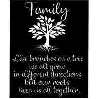 Wood Sign DIY Kit - Family Branches On A Tree - Colasantis Workshop