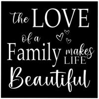 Wood Sign Large Square DIY Kit - The Love Of A Family