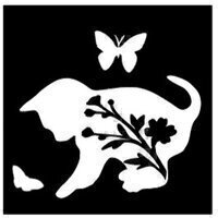 Wood Sign Square DIY Kit - Floral Cats