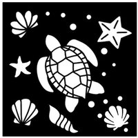 Wood Sign Square DIY Kit - Sea Turtles