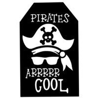 Wood Tag DIY Kit Pirate Theme