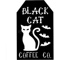 Rustic Black Cat Trio with Wood Tag DIY Kit
