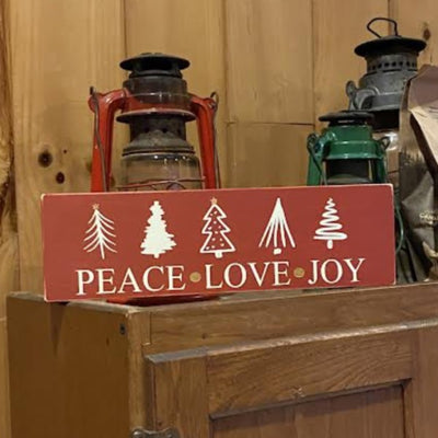 Winter / Christmas Wood Sign DIY Kit (3.5" x 11.75" & 5.5" x 15.75")