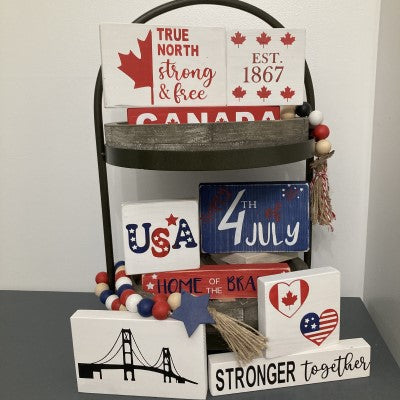 Border Celebration Tiered Tray DIY Kit