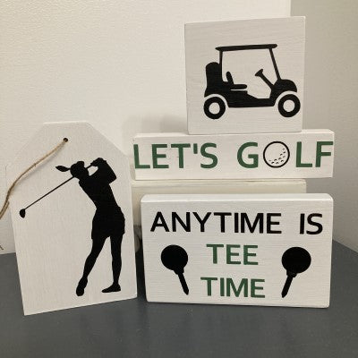 Golf Themed Tiered Tray DIY Kit