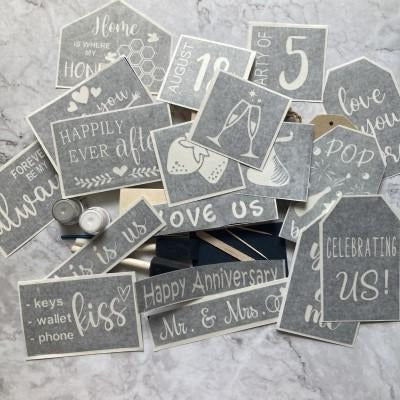 Celebration Wedding-Anniversary-Love Themed Tiered Tray DIY Kit