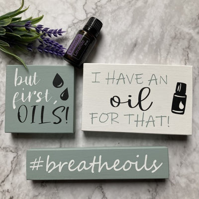 Essential Oils / Wellness Themed Tiered Tray DIY Kit