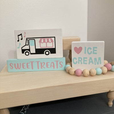 Ice Cream Themed Tiered Tray DIY Kit