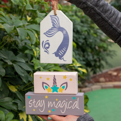 Rustic Stacking Blocks  - Youth Themed