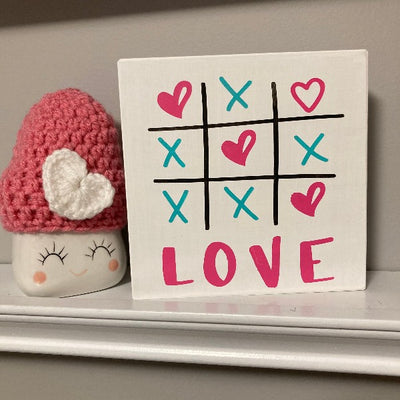 Wood Sign Square DIY Kit - Valentines - Love