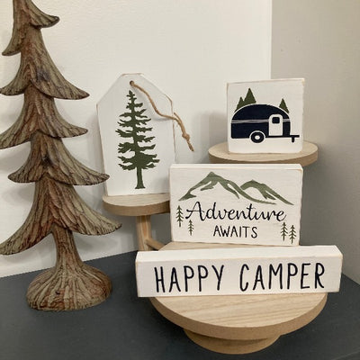 Camping Themed Tiered Tray DIY Kit