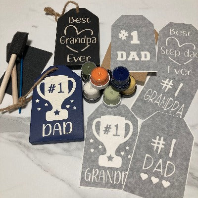 Father's Day Wood Tag DIY Kit