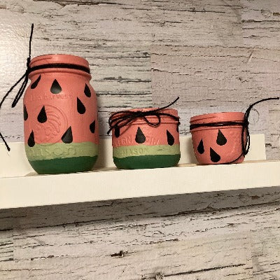 Watermelon Mason Jars DIY Kit