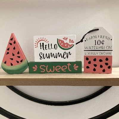 Watermelon Themed Tiered Tray DIY Kit