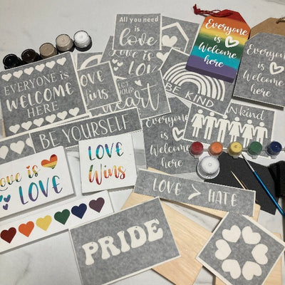 Love Is Love Themed Tiered Tray DIY Kit