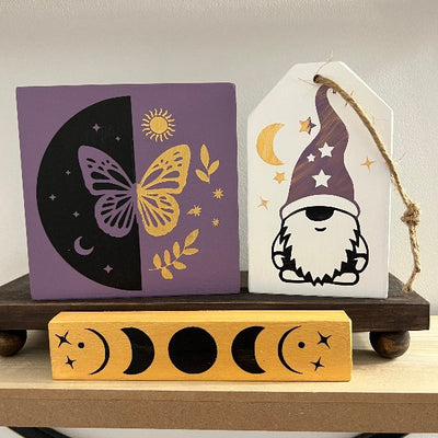 Wood Sign Square DIY Kit - Mystical - Magical - Celestial