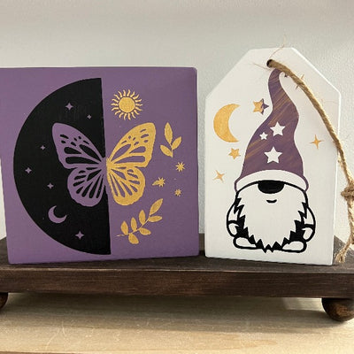 Wood Sign Square DIY Kit - Mystical - Celestial